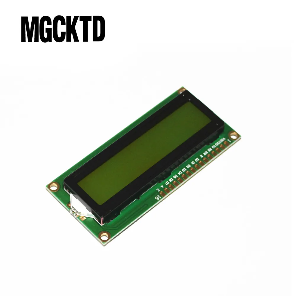 LCD 1602 blue screen Character LCD Display Module Blue Blacklight Yellow Green for arduino