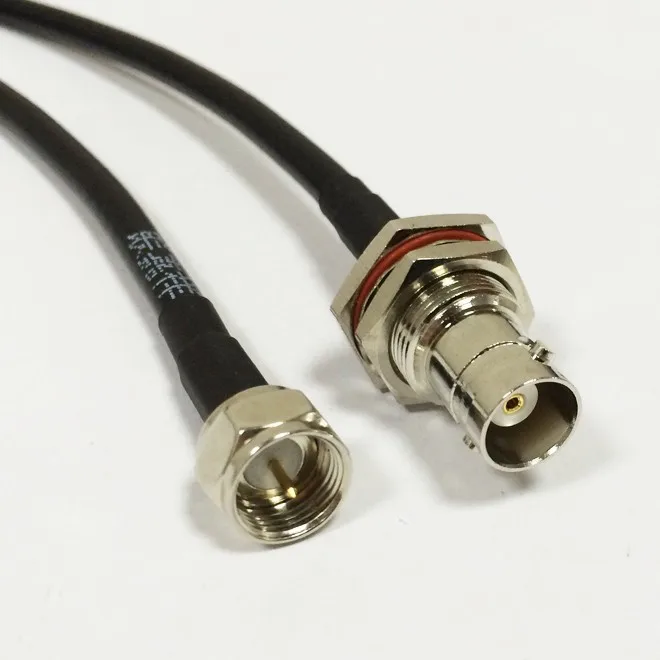 Conector BNC hembra para interruptor, convertidor RG58, 100CM, 40"