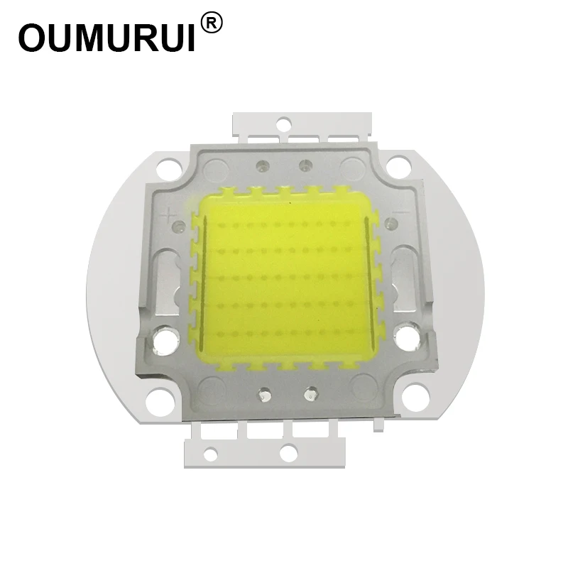 

5pcs 50W LED cob chip floodlight White 6000k/Warm 3000k High power Lamp 1500-1750mA 32-34V 4800-5000LM 30mil