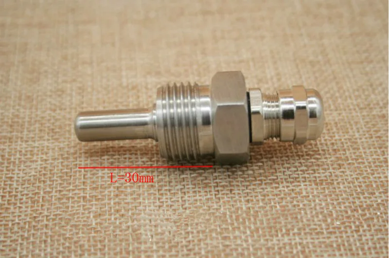 

Thermowell Length 30mm thread 1/2" (DN15) stainless steel 304