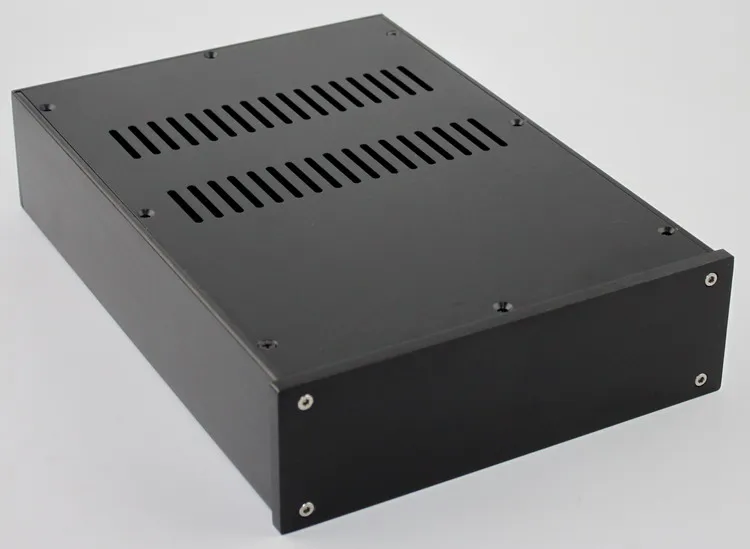 

WA37 Full aluminum Black amplifier chassis / Amplifier / DAC Decoder / AMP Enclosure / case / DIY box (215*70*308mm)