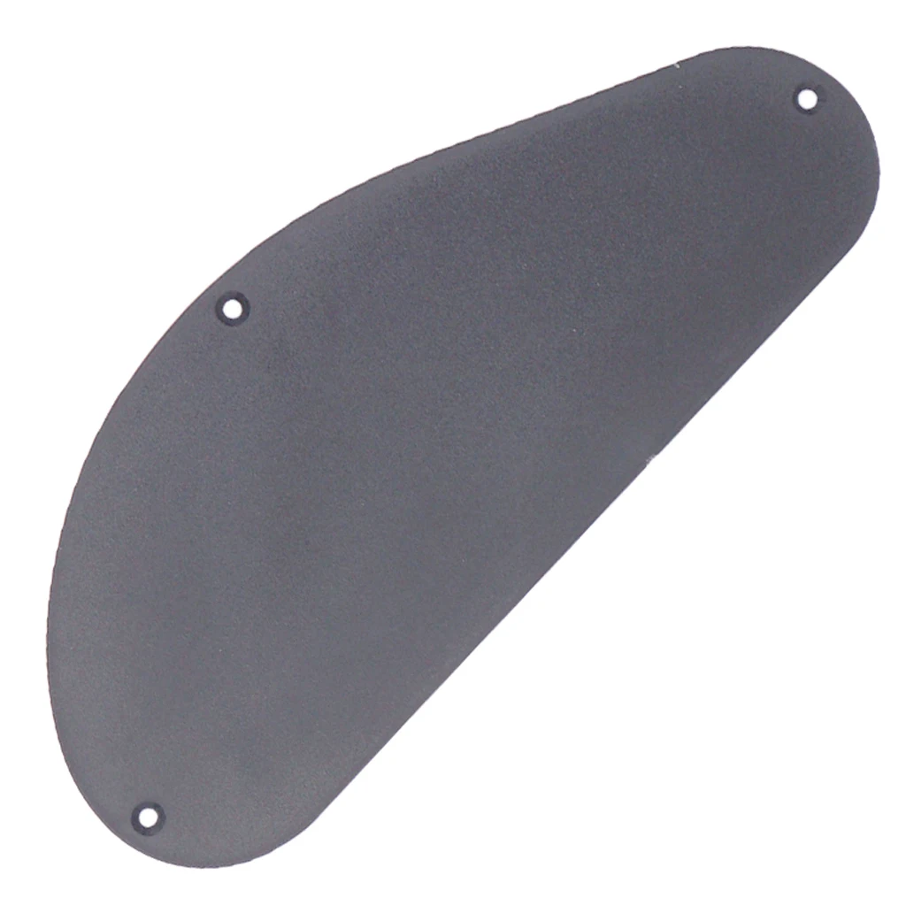 Sand Grinding Guitar Pickguard Cavity Cover Back Plate for Electric Guitar Bass Replacement Black for Electric Guitar Bass