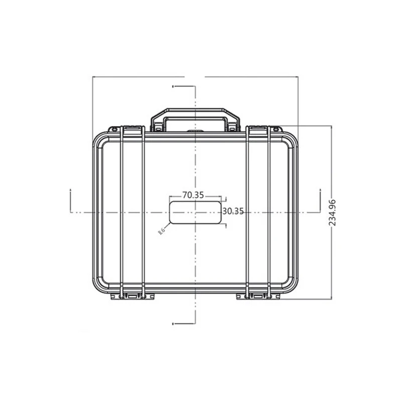 SQ2620 Hard PP Plastic Camera Case for Equipment