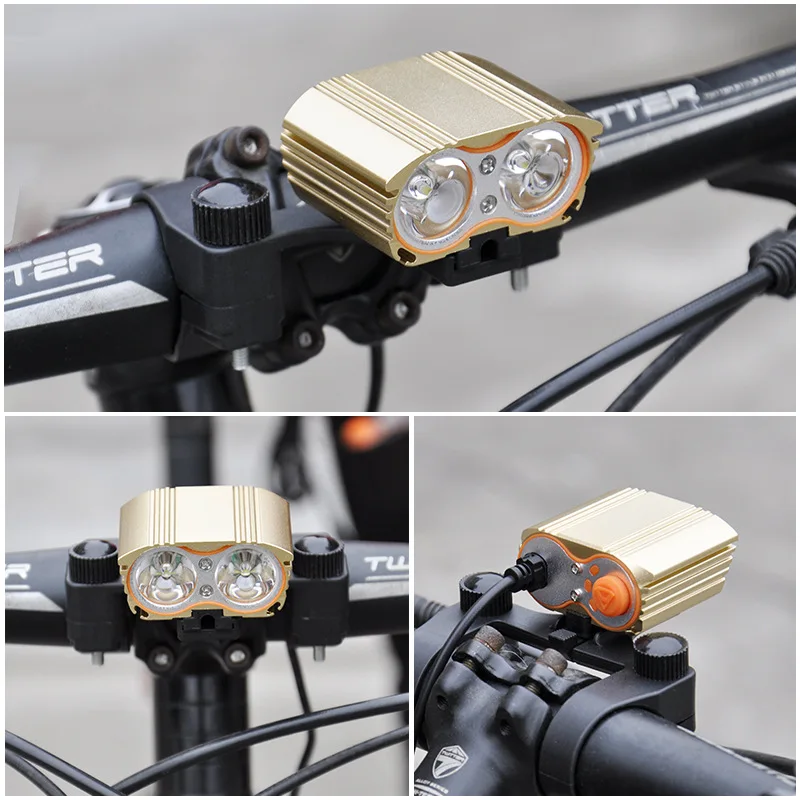 USB Rechargeable Bike Light Bicycle Front Handlebar Headlight