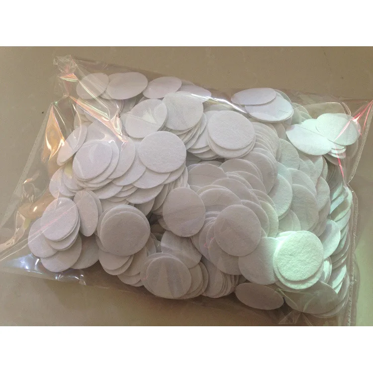 Thick white felt pad for fabric flower felt pads 2.5cm 3cm 4cm 5cm 6cm 8cm 1000pcs/lot