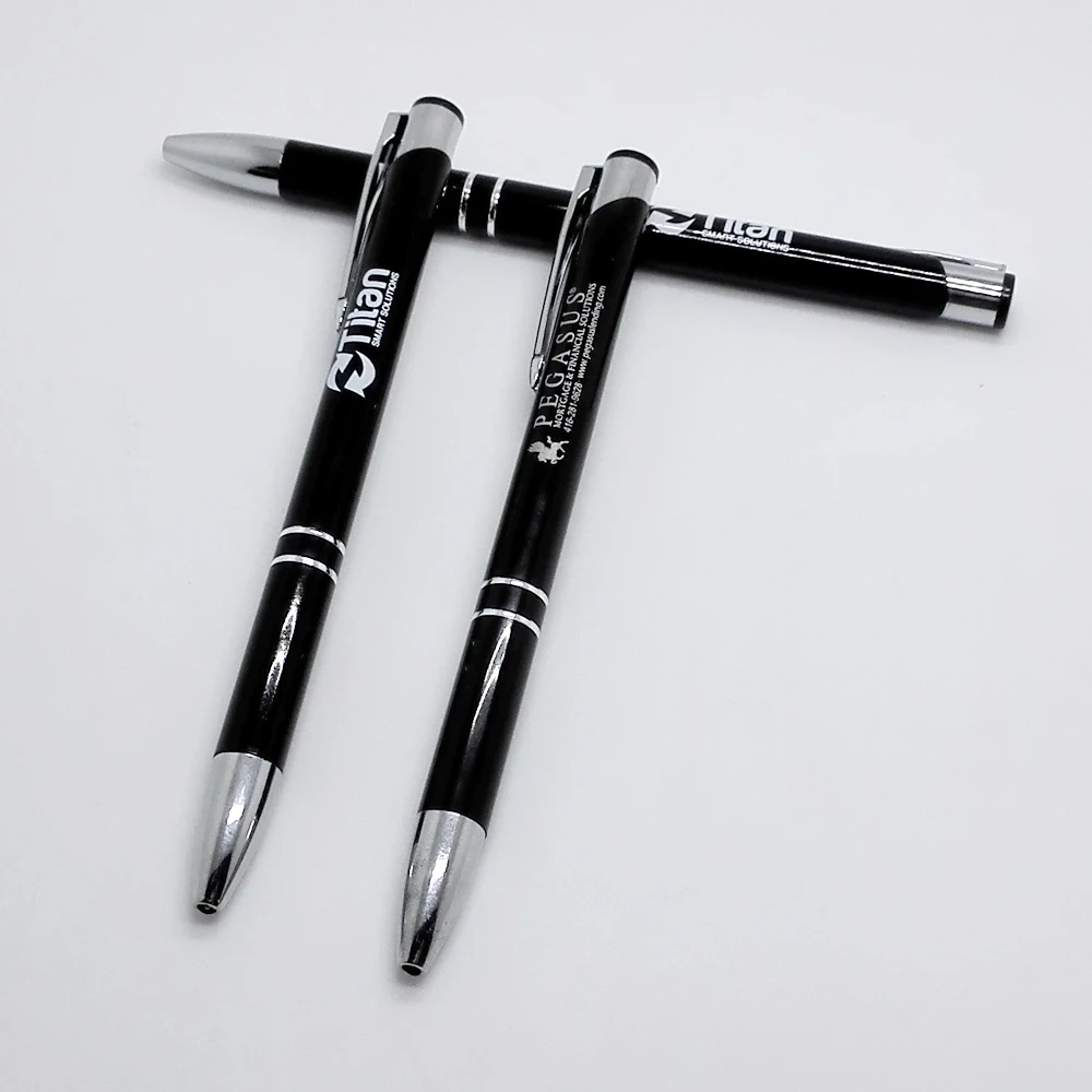 Nice logo pen personalized metal pens engraved with your company logo and brand best gifts for employees and guest