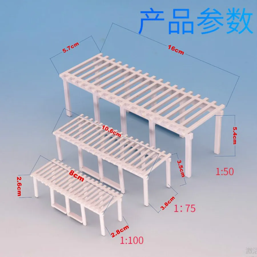 Lote de 5 unidades de productos nuevos, Corridor1/50, 2018, 1/75, para escena de Modelbouw de diseño de tren Ho, 1/100