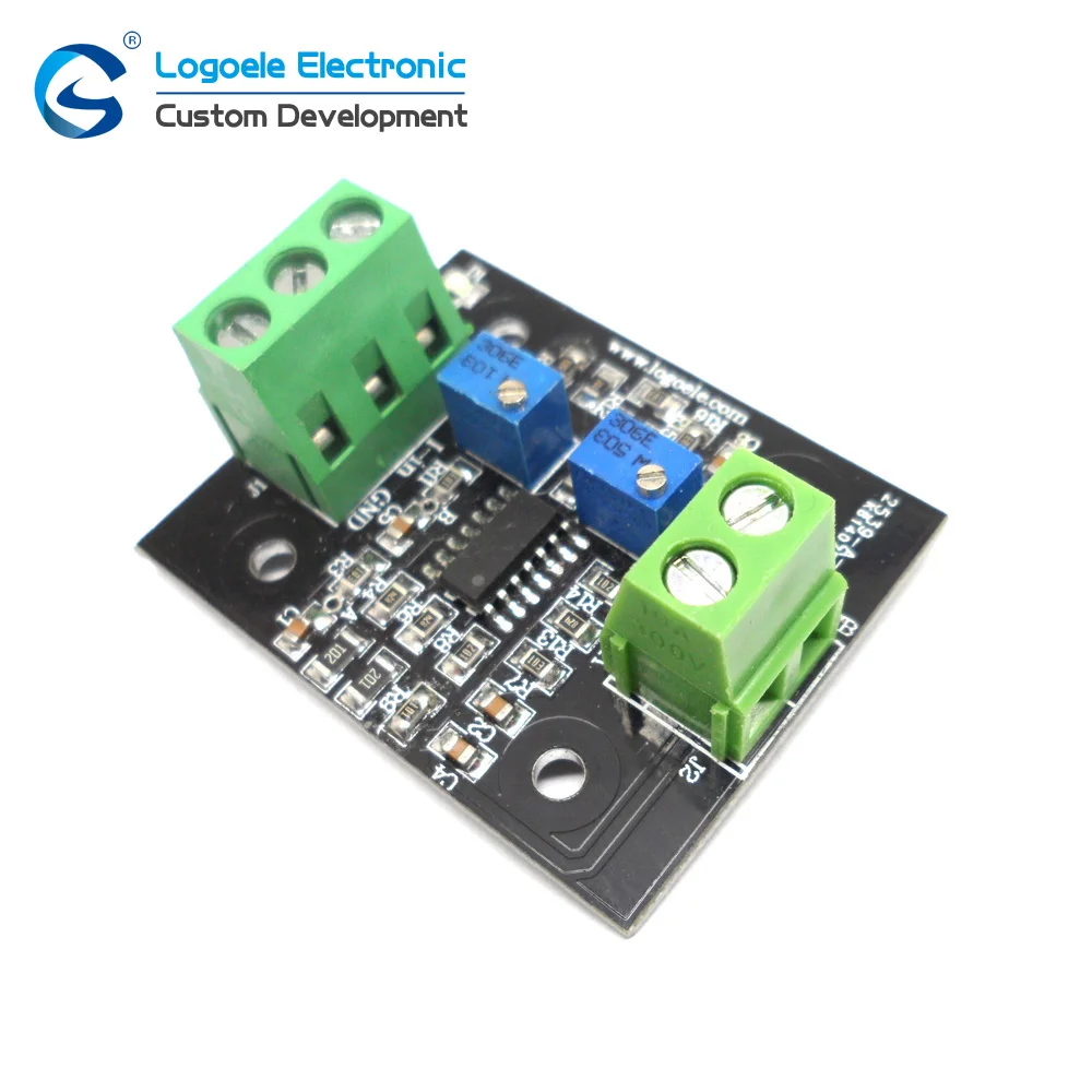 Corrente do módulo do sensor ao conversor 4-20ma da tensão a 0-3.3v 0-5v 0-10v 0-15v conversão com base