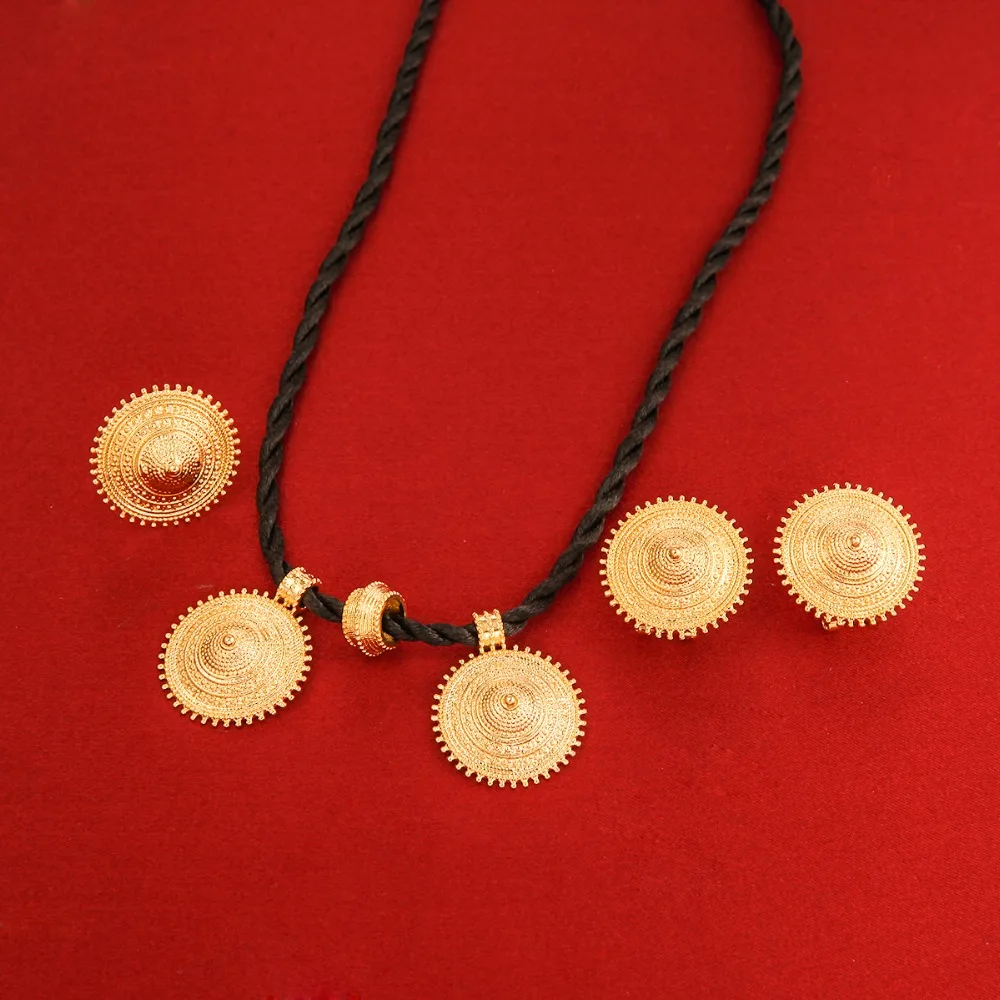 

Новинка, подвеска, веревка, серьга, кольцо, 24 К, золотой и серебряный, Эритрея, Африка, свадьба, помолвка, Эфиопия, наборы