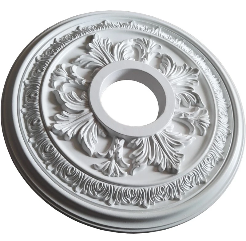 Chandelier Ceiling Plate Rosette PU decorative Ceiling Rose Pendant Light Base Decor Panel ceiling Moulding Patera Medallion