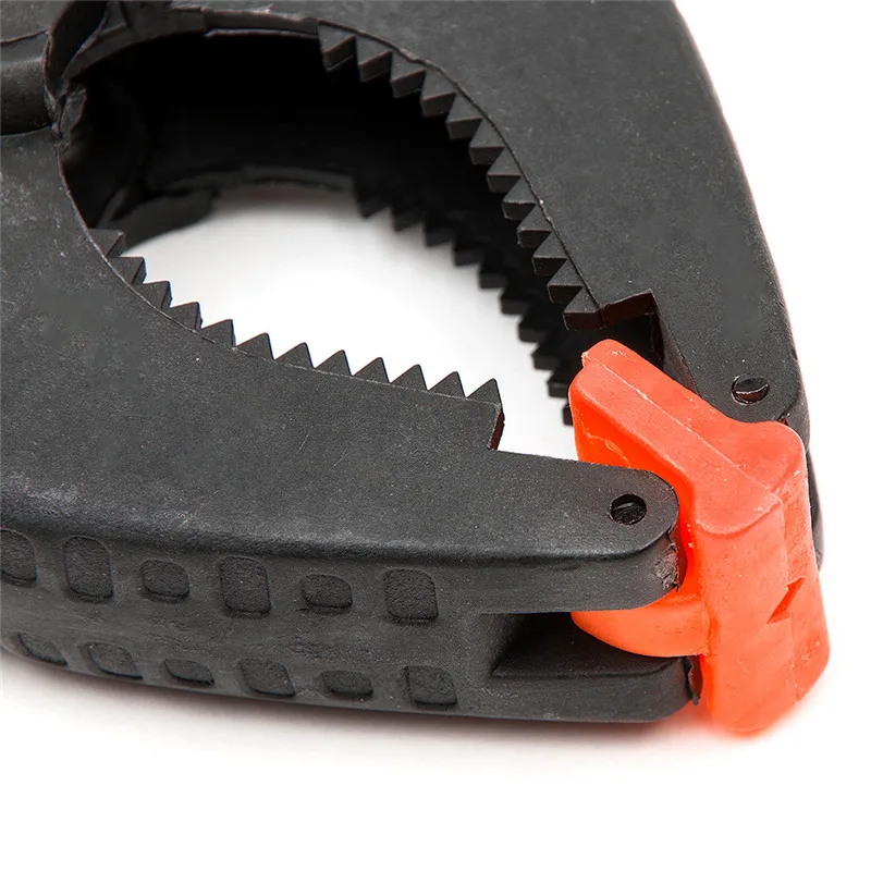1 PZ 4 pollice Strumenti di Plastica di Nylon Ginocchiera Lavorazione Del Legno Impugnatura a Molla Clip Photo Studio Grampo Morsetto Hout Klemmen Sauterelle DN159