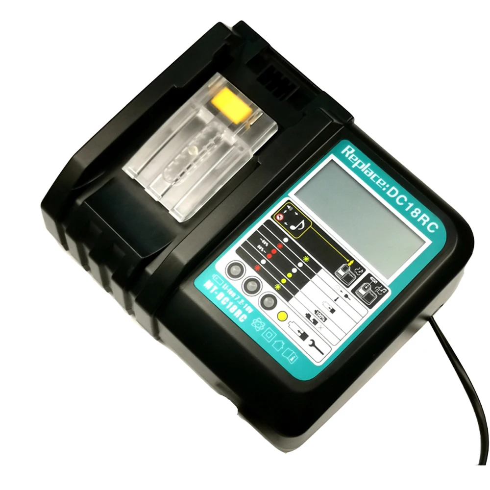 DC18RC Li-ion Battery Charger 3A Charging Current for Makita 14.4V 18V BL1830 Bl1430 Power Tool