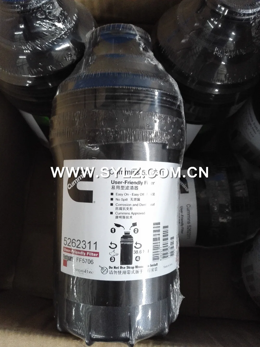 Original Foton ISF2.8 ISF3.8 diesel engine fuel filter 5262311 FF5706