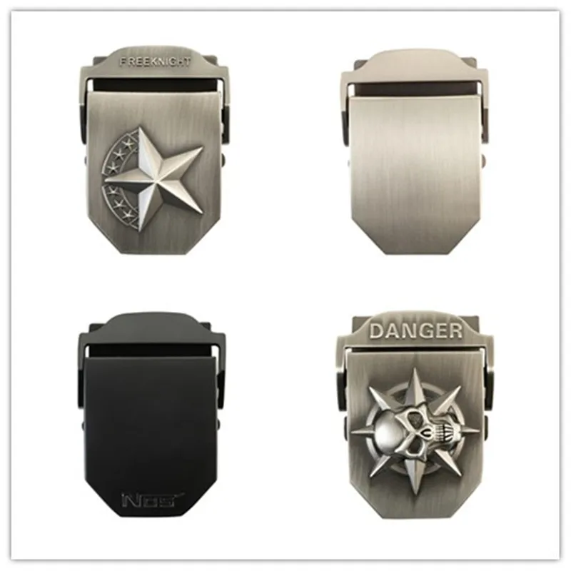 Metal 40mm Width Men\'s Tactical Belt Buckle Alloy Material for Canvas Belt Jean DIY Clothing Accessories