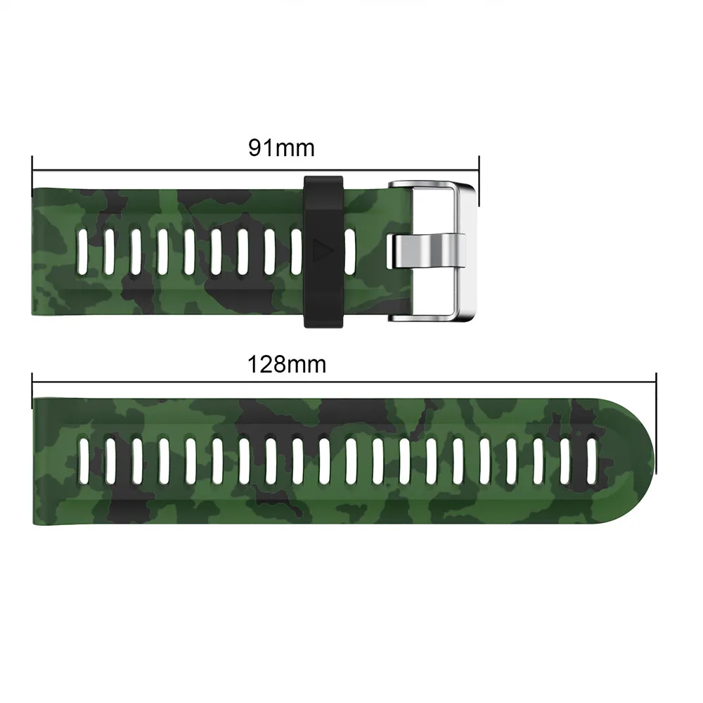 Amry Green Replacement Silicagel Soft Band Strap For Garmin Fenix 3 GPS Watch Sport Replace Strap for Garmin Fenix3 HR/ Fenix 5X