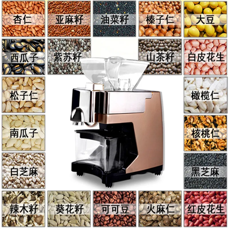 Macchina della pressa di olio di semi di girasole olio estrattore vite frantoio per uso domestico ZF