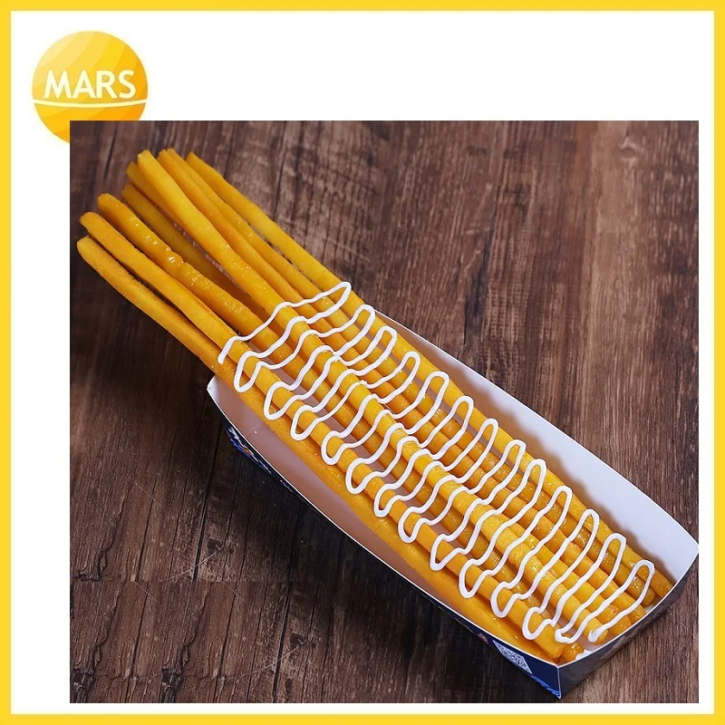 long potato french fries model fake longest potato fries model mold footlong chips sample snack food simulation props