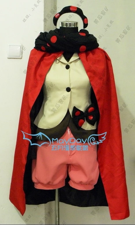 

Puella Magi Madoka Magica Charlotte Cosplay Costume with scarf 11