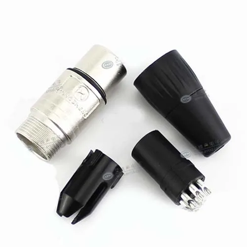 Xlr 3 1080p 4 1080p 5 p 男性女性コネクタ