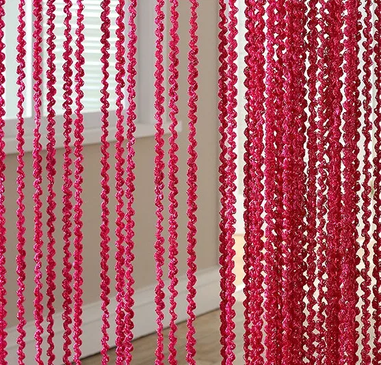100 * 200cm Threaded Line Curtain Indoor Home Decoration Curtain Wedding Background Decorations Supplies