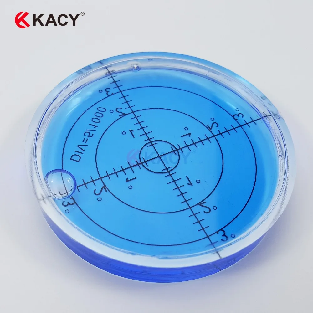 KACY-60x10mm 고정밀 불세아이 버블 스피릿 레벨, 건설 공구, 2 개입