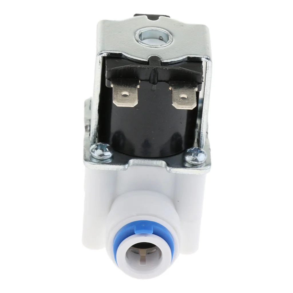 Válvula Solenoide de agua de 3/8 pulgadas, 24V, N/C normalmente cerrada, flujo ajustable, utilizada para sistemas de ósmosis inversa