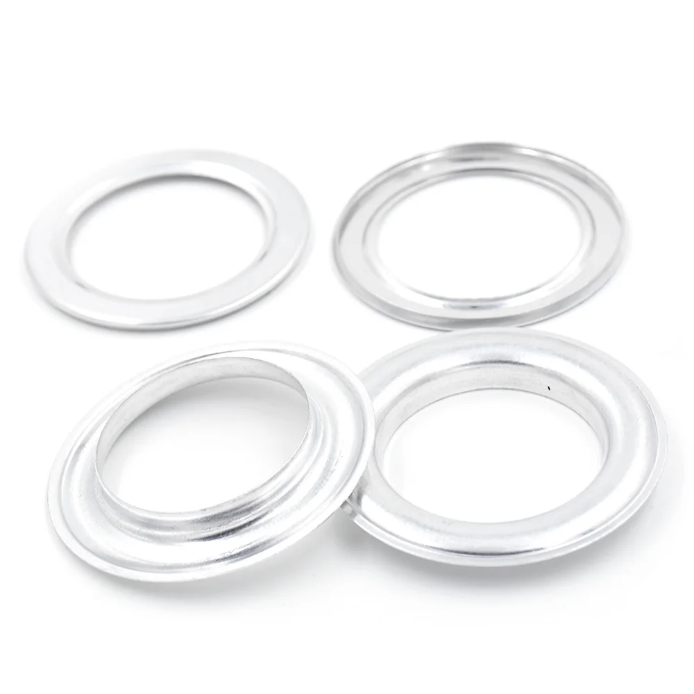 10 sets/lot 40 mm Aluminum metal eyelets Rivets Metal Eyelets tool Buttons Tablecloth hole Shower curtain hole Buttons