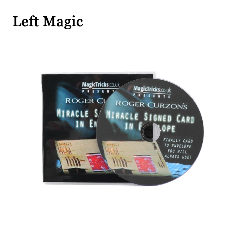 Miracle Signed Card Magic Tricks Signature Prophesied Card In Envelope (Gimmicks+DVD) Close-Up Stage Magic Props