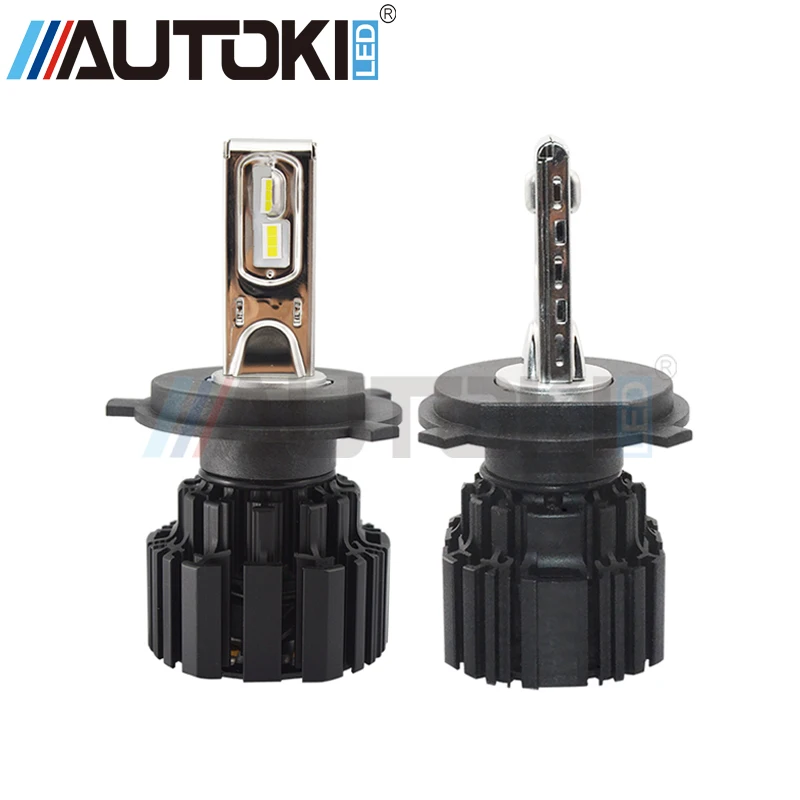 

Free Shipping Autoki Super bright P9 Car Led Headlight Bulb 100W 13600lm headlamp 6000K H4 H7 H11 9005 9006 9012 car headlight