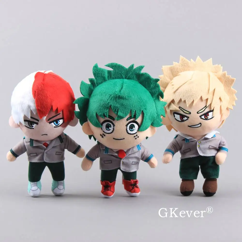 5 Styles My Hero Academia Midoriya Izuku Plush toy Bakugou Katsuki Soft Dolls 9