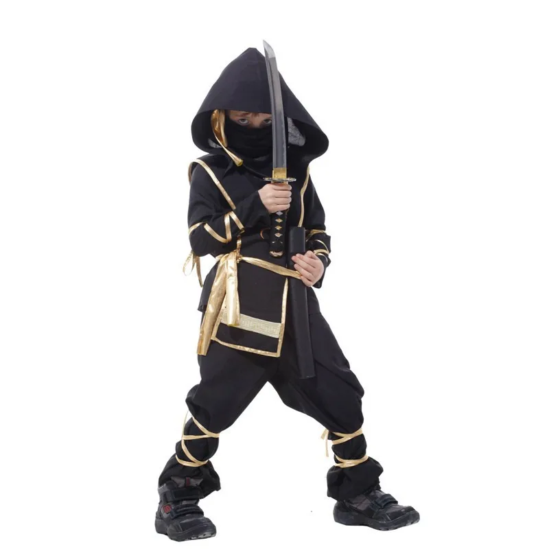 Costumes de Ninja de Carnaval pour Enfants, Cosplay de ixd'Anniversaire pour Garçons et Bol, Kokor Stealth Assassin
