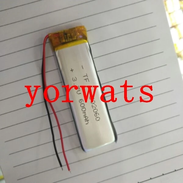 New Hot A Rechargeable Li-ion Cell Po 3.7V polymer lithium battery 502060 052060 600mah 551961 instrument point reading pen