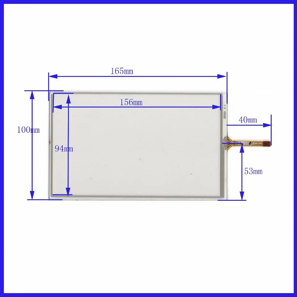 

XWT659 7inch big AA 4 line For Car DVD touch screen panel 165mm*100mm this is compatible 165*100 TouchSensor FreeShipping