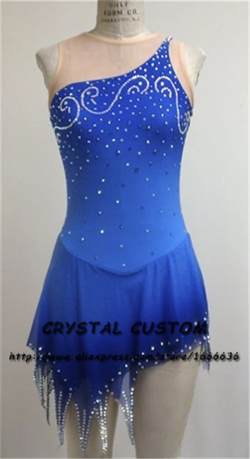 

Girls Custom Figure Skating Dresses Graceful New Brand Kids Ice Skating Dresses For Competition DR3852