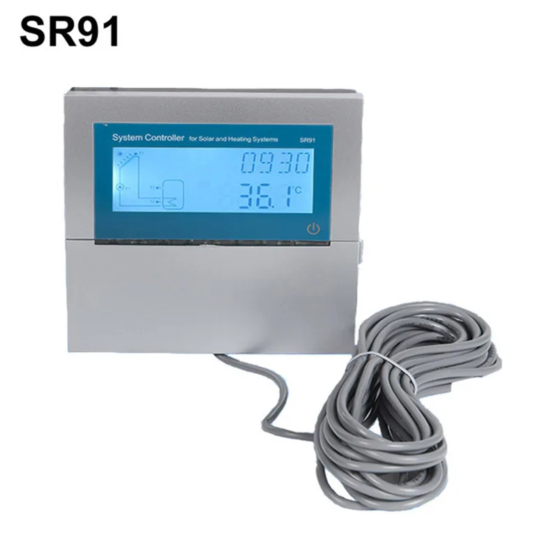 

SR91Solar Hot Water Heater Controller Suitable Power of HK (Backup Heating) Temperature Control Tank and Heating Collector