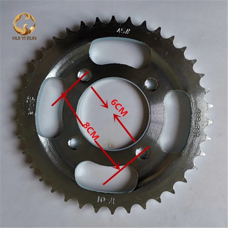 motorcycle sprocket 428-38T Teeth Convex For 428Chain With Retainer Plate Locker Motorcycle