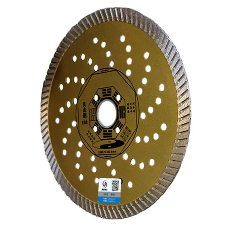 RIJILEI 188*25.4*2.5 Ultra-Thin Ceramic Tile Cutting Blade Micro-Crystallized Stone Circular Saw Marble Cutting Disc MX03