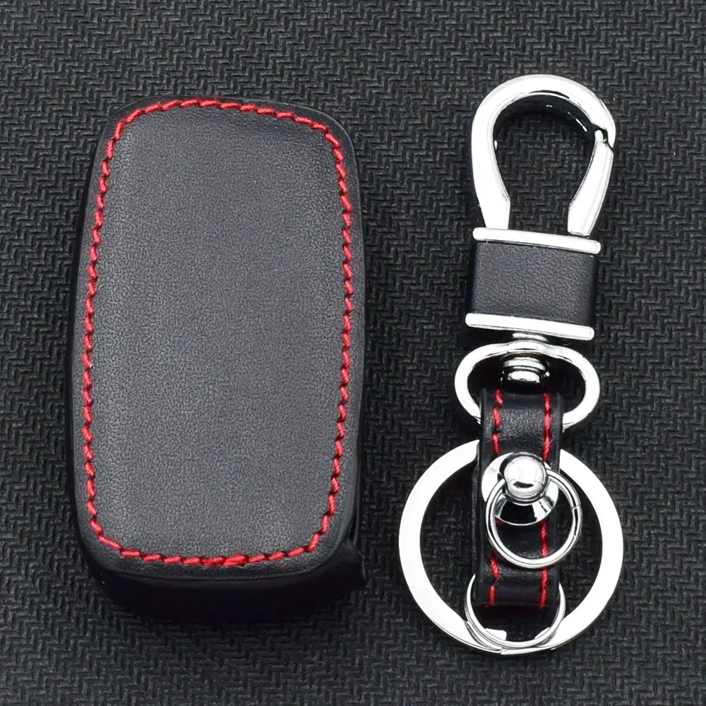 Leder Auto Schlüssel Fall Fernbedienung Schlüssel Abdeckung Schutz Für Audi A3 A4 A6 A5 A7 A8 TT Q3 Q5 Q7 Q8 Allroad Cabriolet Quattro Zubehör – Detail 4