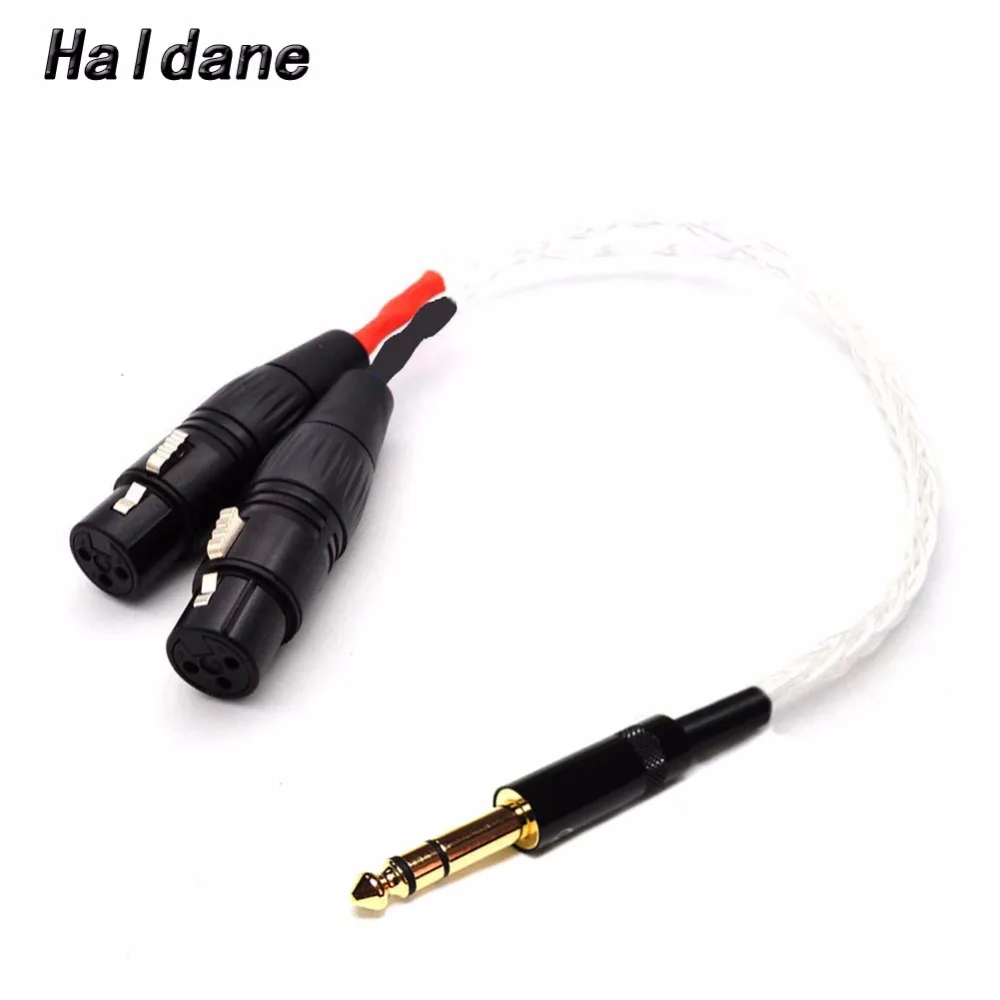 Free Shipping Haldane Dual 3-Pin XLR Female to 1/4