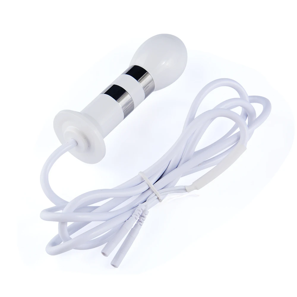 Anal Probe Insertable Electrode For Biofeedback Electrical Stimulation Kegel Exerciser Use With TENS/EMS Machines