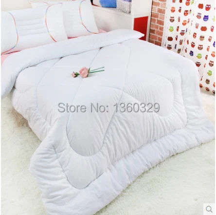 

160*210cm Fresh Sinkiang Cotton Comforter Single Quilt Cotton Filling for Duvets Warm Winter Blanket Bed Edredons Free Shipping