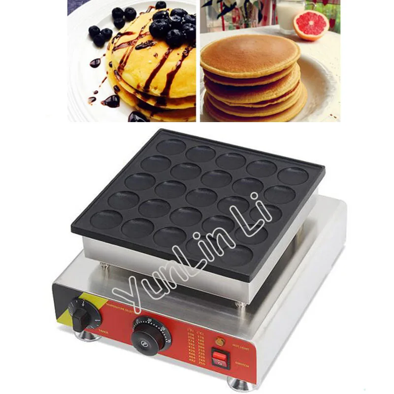 Dutch Muffin Machine 220V/110V 25 Holes Waffle Maker Commercial Copper Simmering Machine Nestle Furnace Muffin Machine