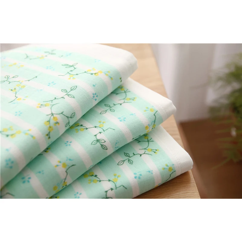 Dabala Trixx – serviette de bain pour bébé, deux couches, en gaze de coton, tissu à poils éponge, à motif Floral, pour bébé, 140x70cm