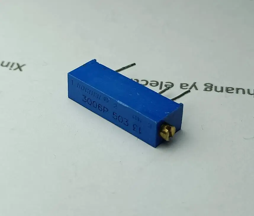 

3006P - 104 (100K) 103 (10K) 203 (20K) 202 (2K) 503 (50K) 102 (1K) ohm adjustable presision resistor potentiometer