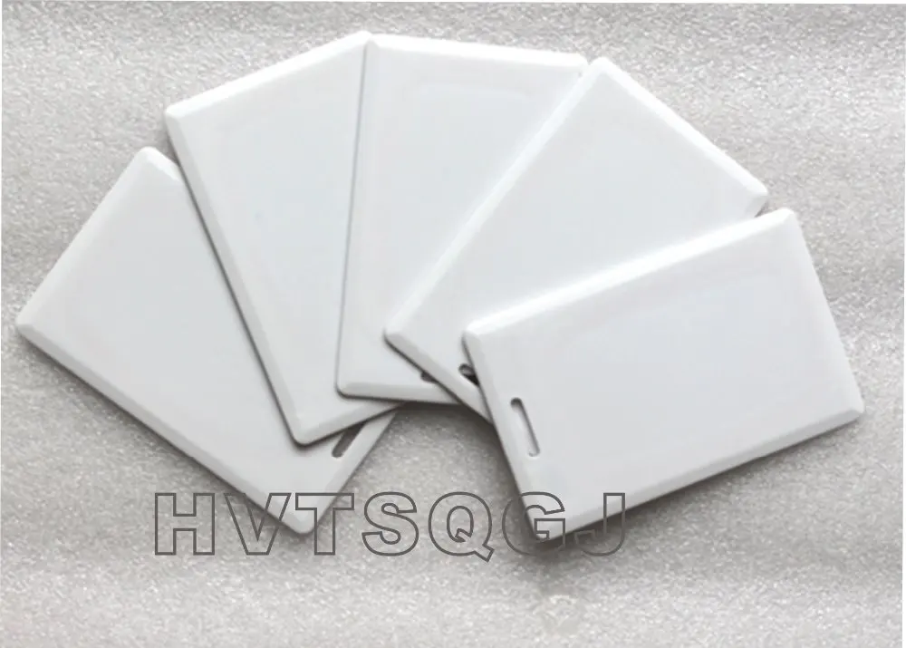 

Free Shipping (100pcs/lot)Clamshell RFID Smart cards with T5577,Thick cards , RFID Hotel cards