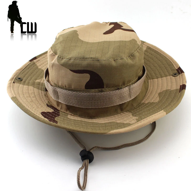Tactical Airsoft Sniper Camouflage Boonie Hats Nepalese Cap Militares Army Mens American Military Accessories Hike A-tacs FG