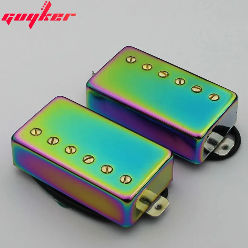 GUYKER Humbucker LP Guitar Pickup Chameleon Pickup Rainbow color