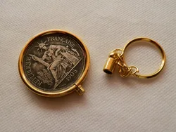 45mm Necklace / Bezel  New challenge coin holder Coin hook pendant key ring chain   1pcs/lot