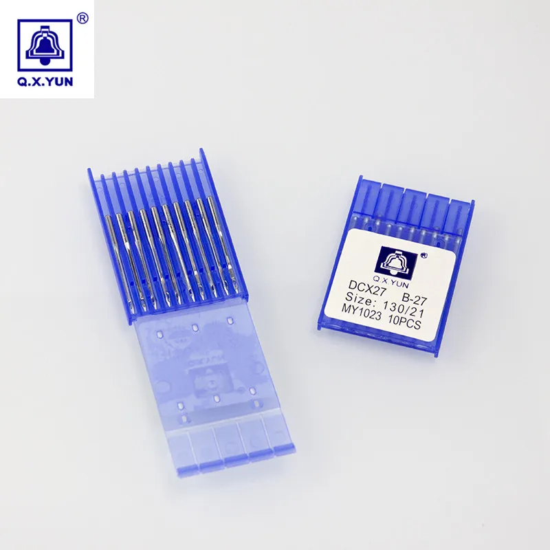 100pcs DCX27 SY6120 82X1 81X5  191GS B27 21# MY1023 QXYUN sewing needles accessory for Pegasus Siruba industrial sewing machine