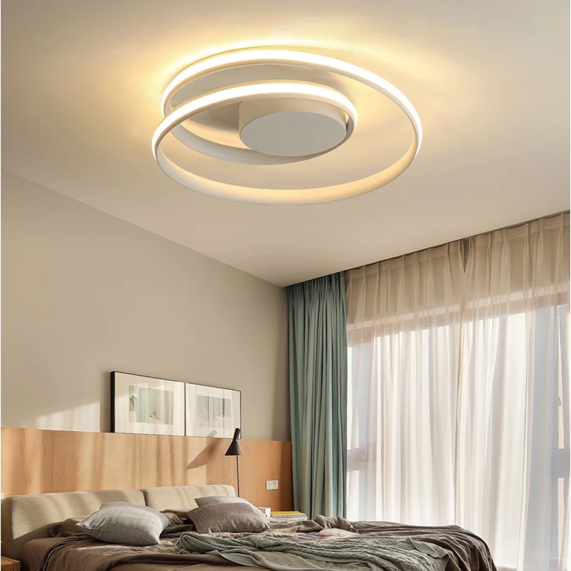 luzes de teto lustre lampada led para sala estar quarto estudo casa deco ac85265v superficie branca moderna montado lampada do teto 01